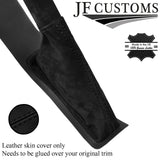 BLACK STITCHING REAL SUEDE HANDBRAKE GAITER FITS FORD FOCUS 2014-2018 CUSTOM NEW