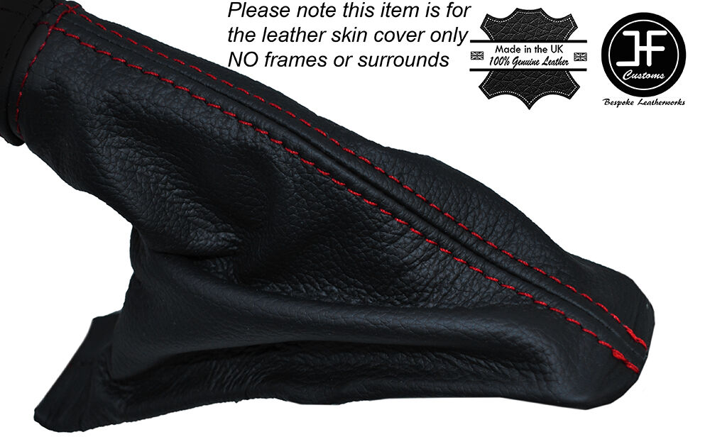 RED STITCHING LEATHER SKIN HANDBRAKE E BRAKE BOOT FITS SUZUKI RENO 04-08