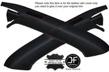 RED STITCHING 2X A POST PILLARS LEATHER COVERS FITS HONDA S2000 1999-2009