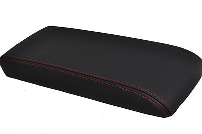 FITS LONDON TAXI LTI TX2 ARMREST LEATHER COVER red stitching CUSTOM NEW