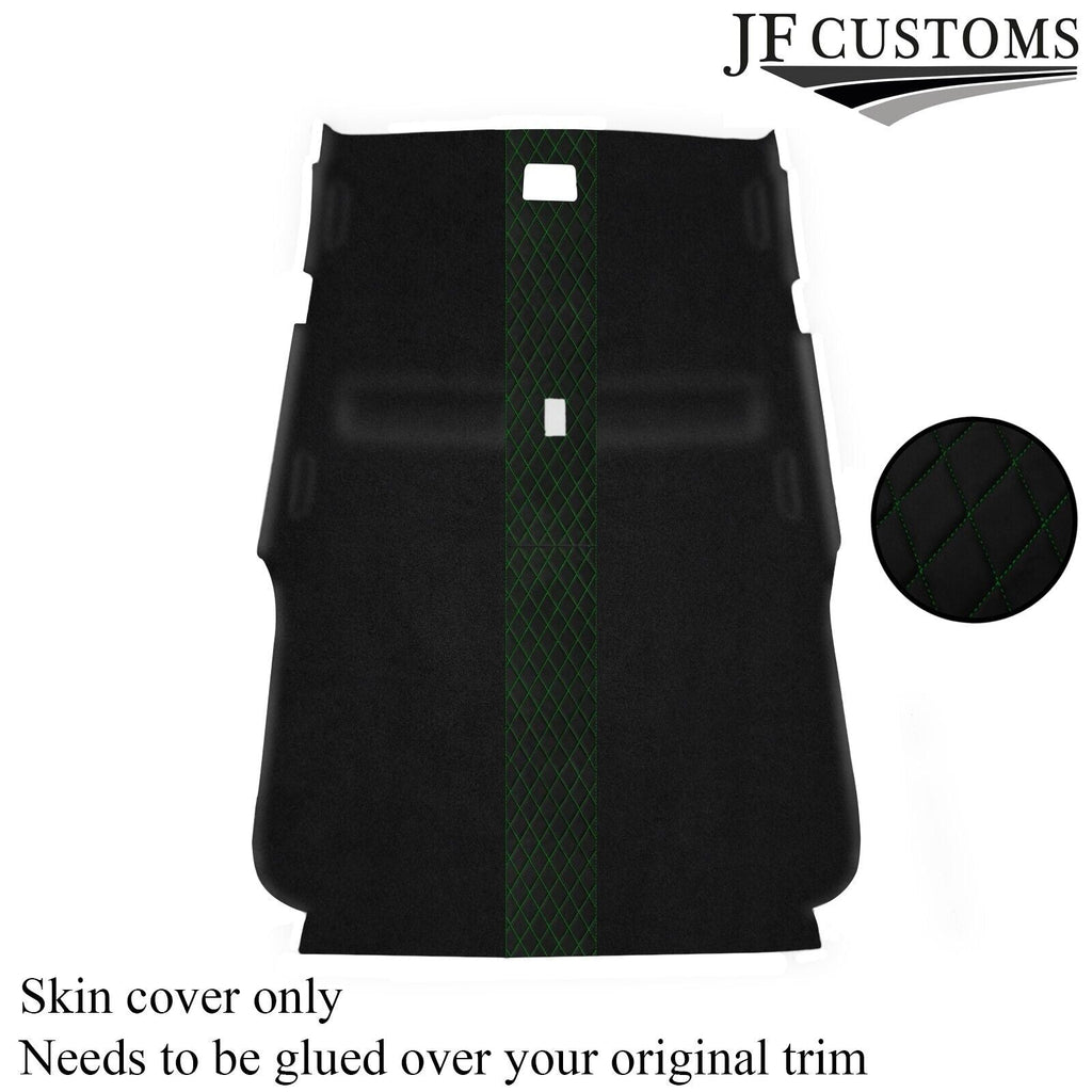 DSG2 GREEN STITCH SUEDE HEADLINER COVER FOR LAND ROVER FREELANDER 1 97-06