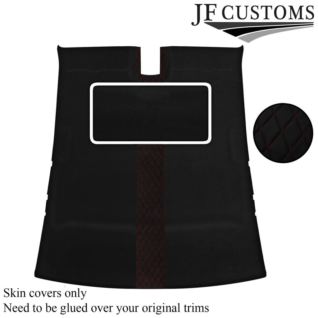 DSG2 D RED STITCH SUEDE SUNROOF HEADLINER COVER FOR JAGUAR XJ6 X300 X308 94-02