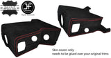 RED STITCH STEERING SHROUD SUEDE COVER FITS LAND ROVER DEFENDER 90 110 83-06