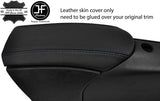 BLACK STITCH REAL LEATHER ARMREST LID COVER FOR PORSCHE 986 BOXSTER CARRERA 996