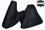 FITS BMW E30 1982-1992 3 SERIES BLACK GEAR & HANDBRAKE GAITER TRI STITCHING