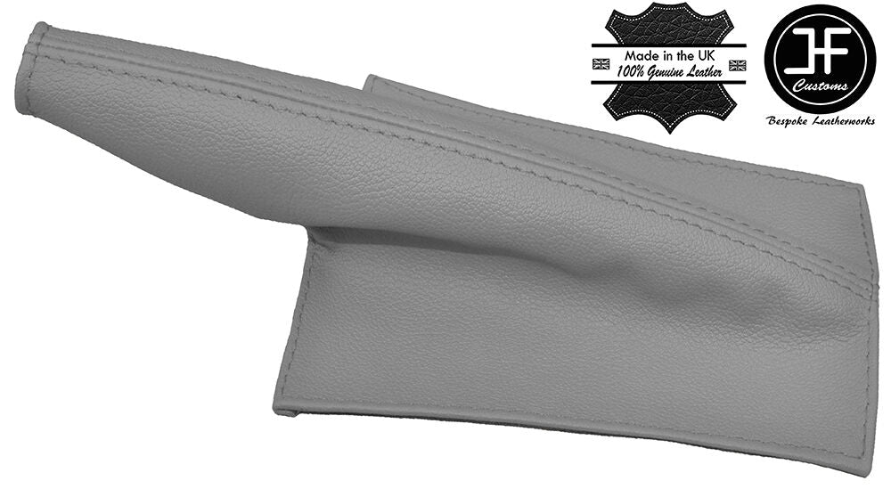 GREY LEATHER HANDBRAKE GAITER FITS MINI COOPER CLASSIC UP TO 2000 CUSTOM NEW