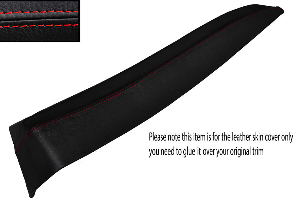 RED STITCHING DASH TRIM LEATHER SKIN COVER FITS ROVER SD1 CUSTOM NEW MADE IN UK