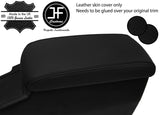 BLACK BLACK  2 TONE ARMREST LID LEATHER COVER FITS TOYOTA JZX 100 CHASER 96-00
