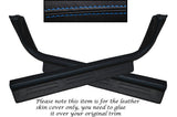 BLUE STITCH 2X DOOR SILL TRIM SKIN COVERS FITS SUBARU IMPREZA WRX STI 93-00