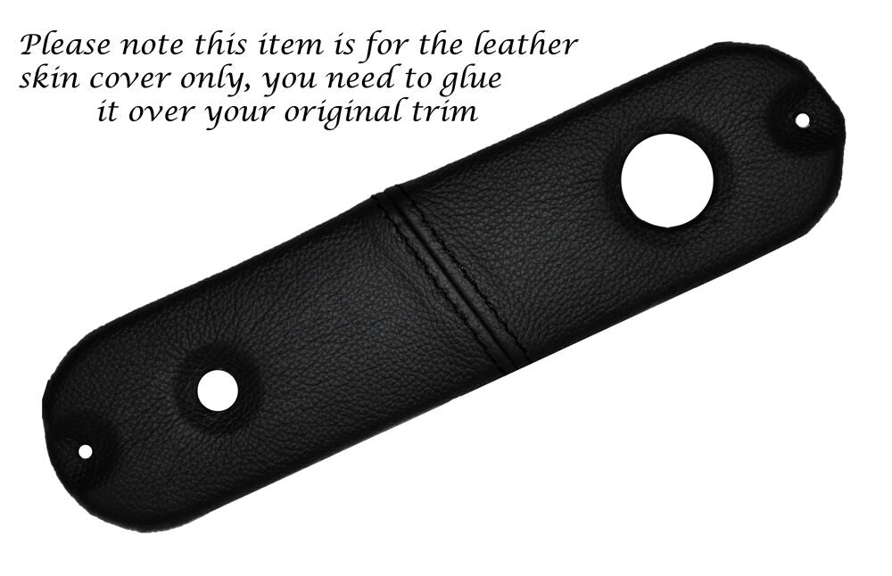 BLACK STITCH CENTRE DASH TRIM SKIN COVER FITS LAND ROVER DEFENDER 90 110 83-06