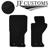 BLACK  DIAMOND VINYL 2X TAILORED FLOOR CARPETS FOR MAZDA MX5 MK4 15-18 JF1