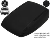 BLACK STITCHING ARMREST LID REAL LEATHER COVER FITS FORD FOCUS MK4 2018-2020