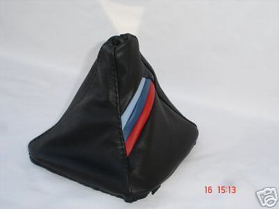 FITS BMW E39 BLACK LEATHER GEAR GAITER SHIFT BOOT COVER NEW CUSTOM NEW