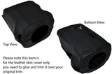 BLACK STITCH STEERING SHROUD LEATHER COVER FITS NISSAN S13 200SX 180SX 88-93