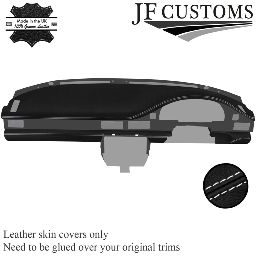 WHITE STITCH ITALIAN LEATHER DASHBOARD COVER FOR SUZUKI CAPPUCCINO 91-98