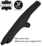 BLACK STITCH REAL NAPPA LEATHER HANDBRAKE GAITER FITS AUDI A4 B7 2004-2008