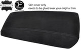 BLACK STITCHING REAL SUEDE ARMREST LID COVER FITS FORD EDGE 2014-2018 CUSTOM NEW