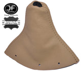 BEIGE REAL LEATHER FITS AUDI TT MK1 1998-2006 GEAR GAITER SHIFT BOOT COVER