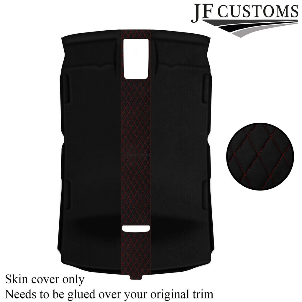 DSG2 RED STITCH LUXE SUEDE HEADLINER COVER FOR AUDI A4 B7 04-09 SALOON