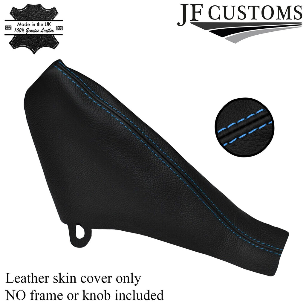 BLUE STITCH FITS BMW MINI R50 R53 HANDBRAKE COVER LEATHER 2001-2006 NEW