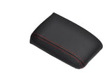 FITS AUDI Q7 PASSENGER ARMREST COVER LEATHER red stitch CUSTOM NEW MADE IN UK