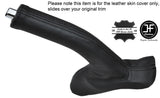 BLACK STITCHING LEATHER HANDBRAKE GAITER  FITS HYUNDAI I30 2012-2015 CUSTOM NEW