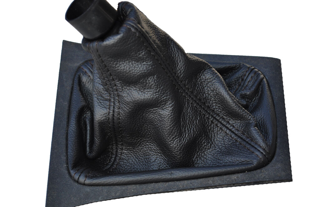 BLACK STITCH FITS OPEL VAUXHALL ZAFIRA A MK1 ASTRA MK4 G REAL GEAR GAITER