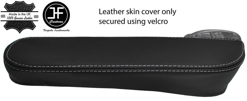 GREY STITCH 1X DRIVER SEAT ARMREST LEATHER COVER FITS RENAULT MASTER 2010-2018