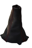 RED STITCH FITS MITSUBISHI LANCER EVO VII GEAR GAITER SHIFT BOOT CUSTOM NEW