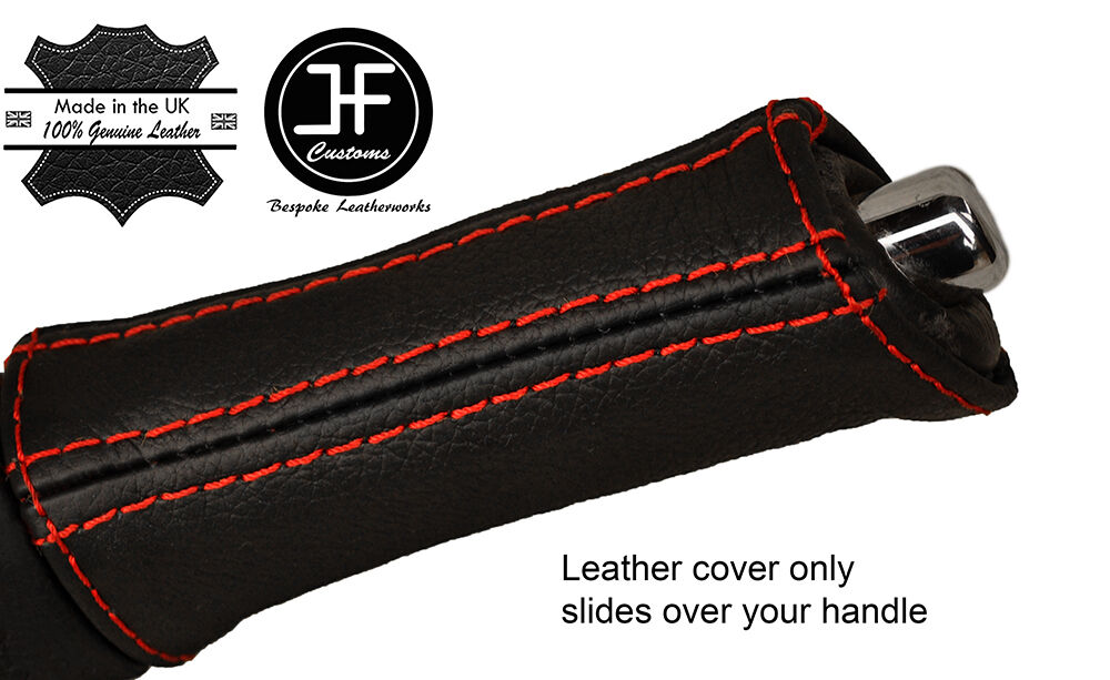 RED STITCHING HANDBRAKE HANDLE LEATHER COVER FITS SUBARU LEGACY OUTBACK 04-09
