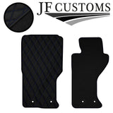 D BLUE DIAMOND VINYL 2X TAILORED FLOOR CARPETS FOR MAZDA MX5 MK4 15-18 JF1