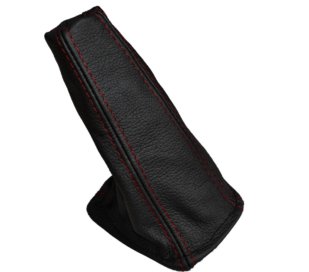 RED STITCH FITS LAND ROVER FREELANDER 1998-2002 AUTOMATIC AUTO GAITER LEATHER