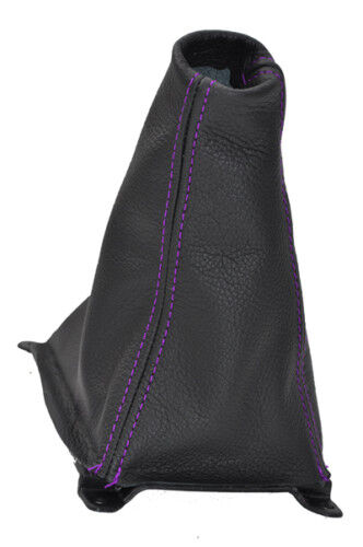 FITS Hyundai GETZ LEATHER GEAR GAITER SHIFT BOOT purple st CUSTOM NEW MADE IN UK