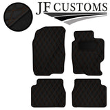 TAN DIAMOND STITCH VINYL 4X TAILORED FLOOR CARPETS FOR MAZDA 6 MK1 02-07 JF1