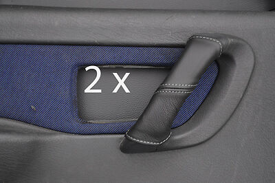 grey stitch FITS PEUGEOT PARTNER & CITROEN BERLINGO 2X DOOR HANDLE LTHR COVERS
