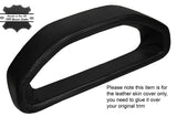 BLACK STITCH INSTRUMENT HOOD TRIM LEATHER SKIN COVER FITS FORD FIESTA MK3 89-96
