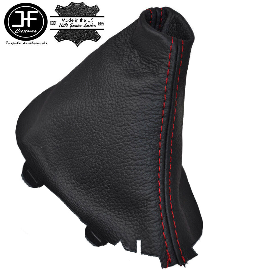 RED STITCH FITS AUDI A4 B8 2008-2015 LEATHER GEAR STICK GAITER SHIFT BOOT