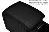 BLACK STITCH ARMREST LEATHER SKIN COVER FITS SUBARU IMPREZA WRX STI 08-15 DCCD
