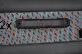 red stitching FITS PEUGEOT 106 MK1 1991-1996 2X DOOR HANDLE COVERS CUSTOM NEW