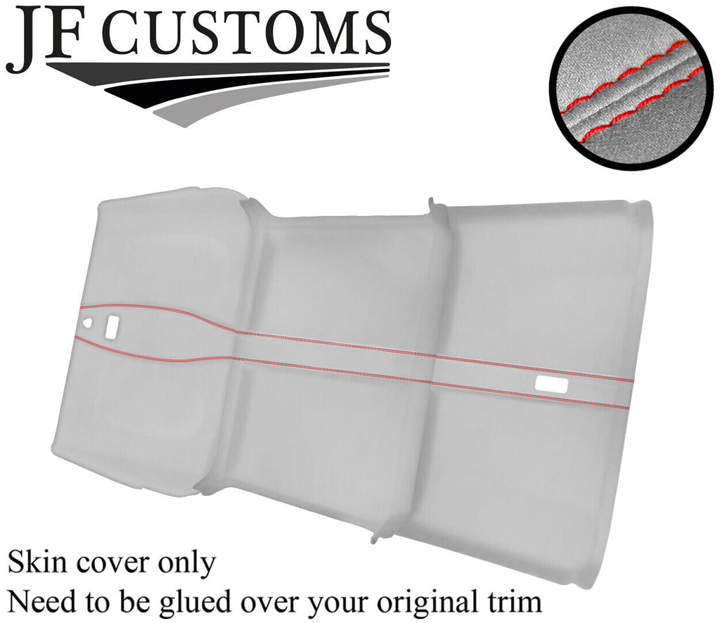 RED ST 3 PIECE ROOF HEADLINING L GREY LUXE SUEDE COVER FOR DEFENDER 110 SW