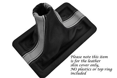 GREY & BLACK FITS FORD MUSTANG 2005-2009 REAL SHIFT BOOT ONLY TWO TONE