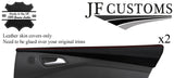 RED STITCH LEATHER  2X REAR DOOR CAPPING COVERS FOR FORD FOCUS MK3 11-14 5DR JF1
