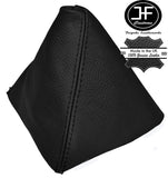 BLACK  REAL LEATHER FITS SKODA FABIA RS 6Y VRS 1999-2007 GEAR STICK GAITER
