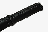white stitch FITS RENAULT CLIO MK2 98-06 LEATHER HANDBRAKE HANDLE COVER ONLY