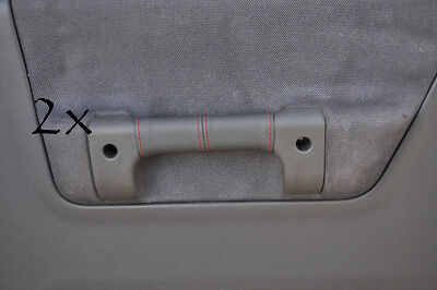 red stitch FITS LAND ROVER DISCOVERY 200 300 TD5 96-04 2X DOOR HANDLE COVERS