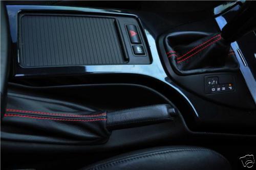 FITS BMW X5 LEATHER HANDBRAKE & AUTO GEAR GAITER RED ST CUSTOM NEW MADE IN UK