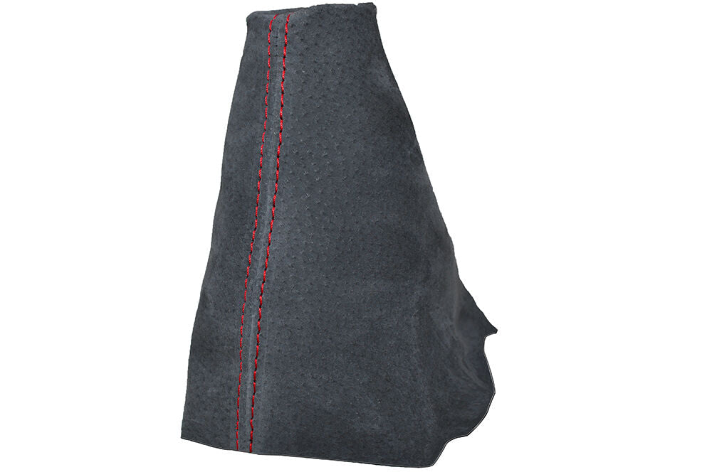 RED STITCH FITS FORD GALAXY SEAT ALHAMBRA VW SHARAN MK2 00-06 DARK GREY SUEDE