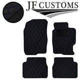 BLUE DIAMOND STITCH VINYL 4X TAILORED FLOOR CARPETS FOR MAZDA 6 MK1 02-07  JF1