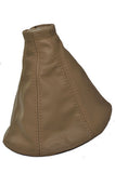 FITS FORD MONDEO MK3 01-03 GEAR GAITER LEATHER IN BEIGE CUSTOM NEW MADE IN UK