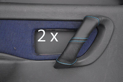 blue stitch FITS PEUGEOT PARTNER & CITROEN BERLINGO 2X DOOR HANDLE COVERS